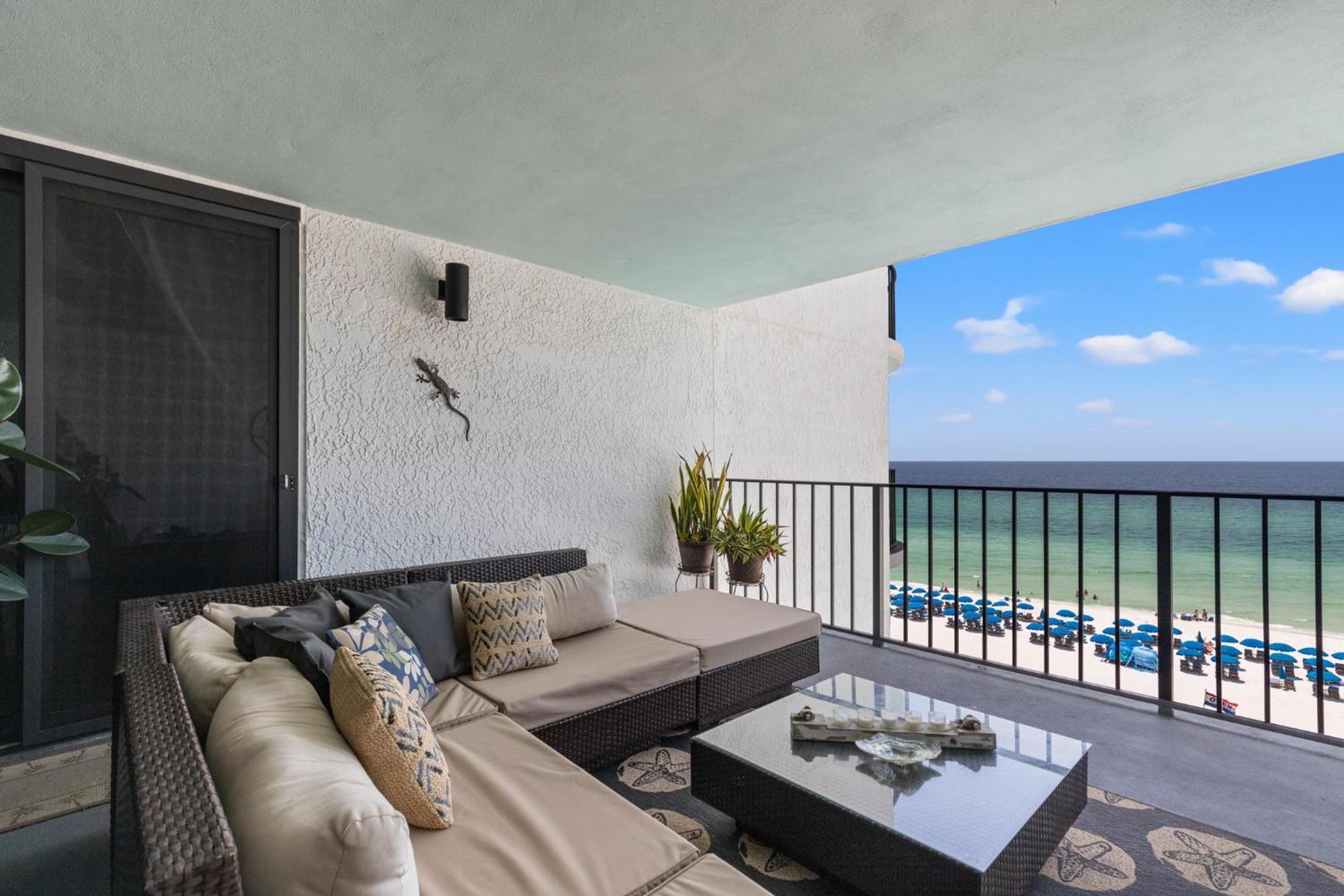 Stunning 2/2 Designer Condo W Coastal Appeal Right On The Gulf! Panama City Beach Exterior foto